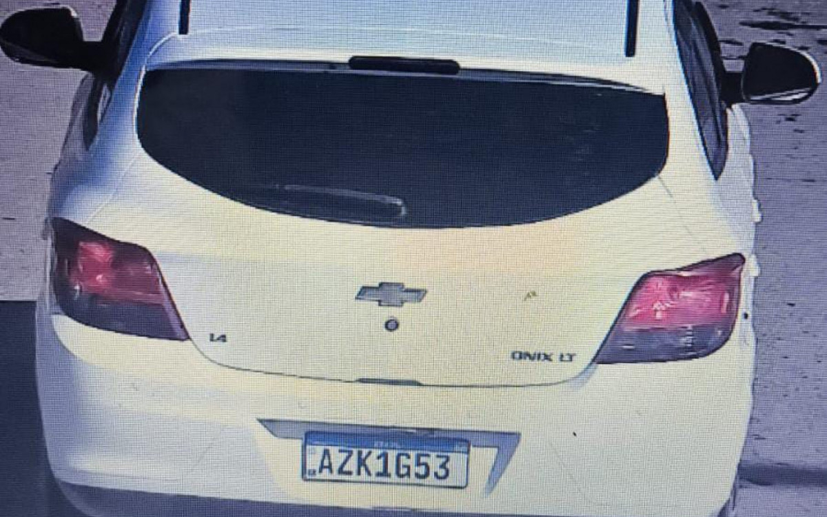 Câmeras monitoraram o trajeto do Ônix branco após o assassinato