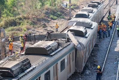 Circulação de trens do ramal Belford Roxo segue impactada após descarrilamento