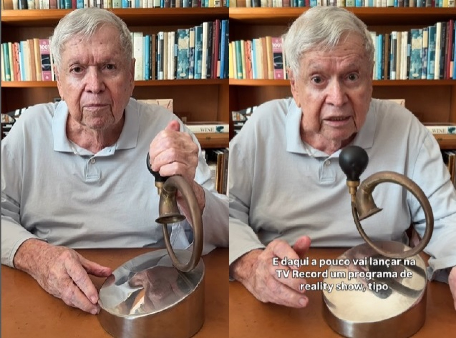 Boni entregou que o filho está desenvolvendo reality para a Record  - Reprodução/Instagram 