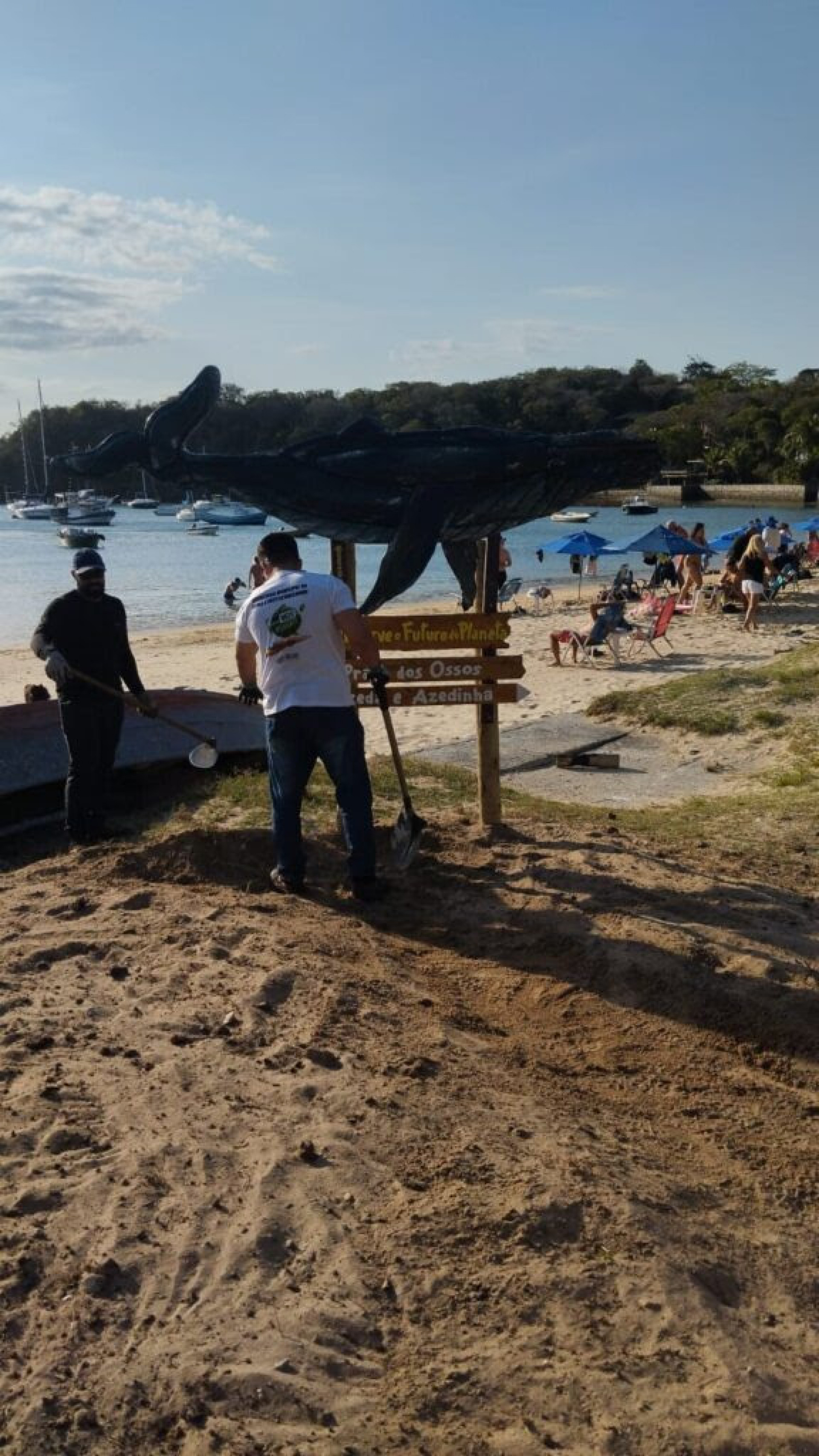 Reurbanização de um espaço público na chegada da Praia dos Ossos - Ascom