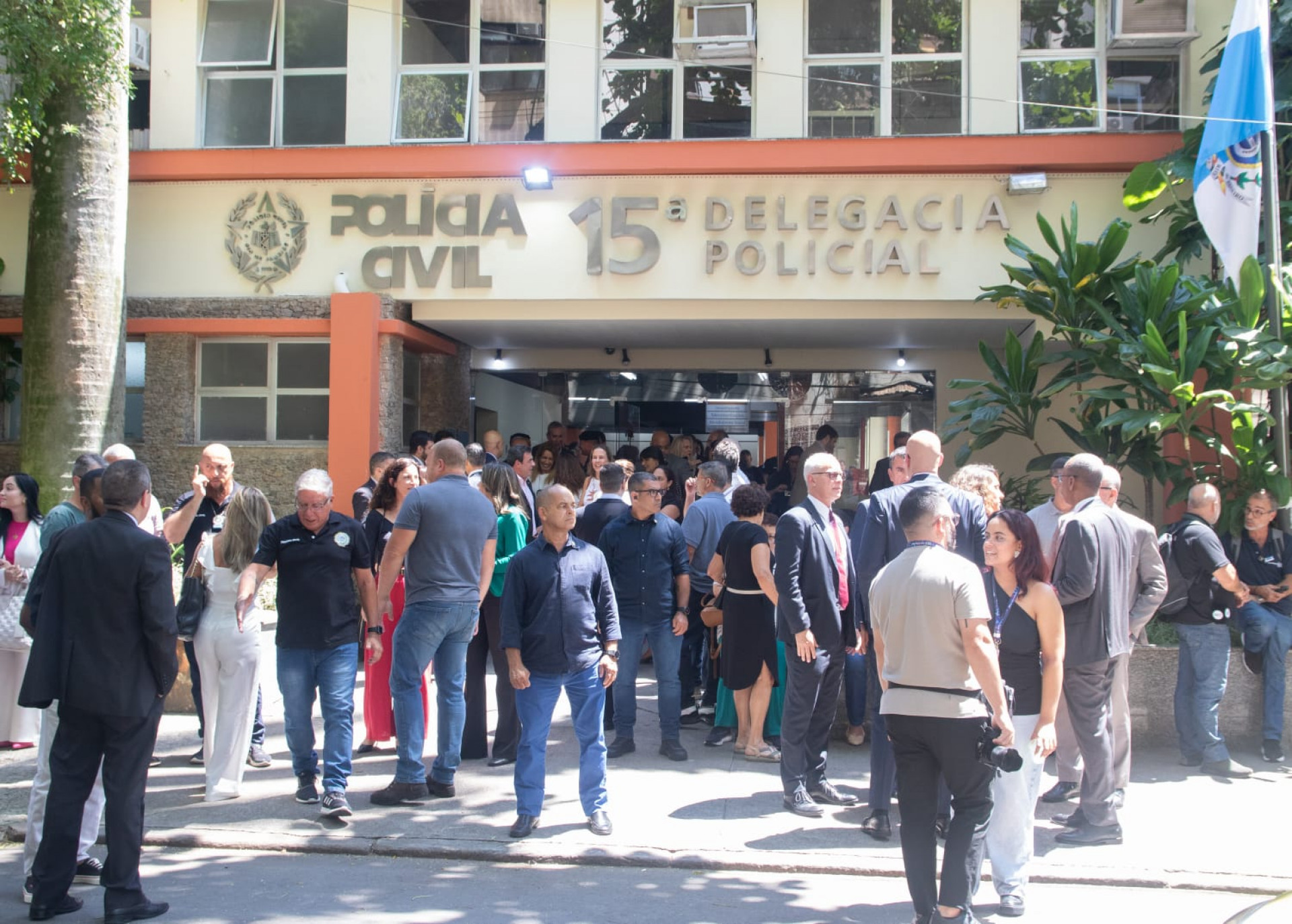 Autoridades participam da inaugura&ccedil;&atilde;o da nova Delegacia de Atendimento &agrave; Mulher (Deam) na Zona Sul do Rio - &Eacute;rica Martin / Ag&ecirc;ncia O Dia 