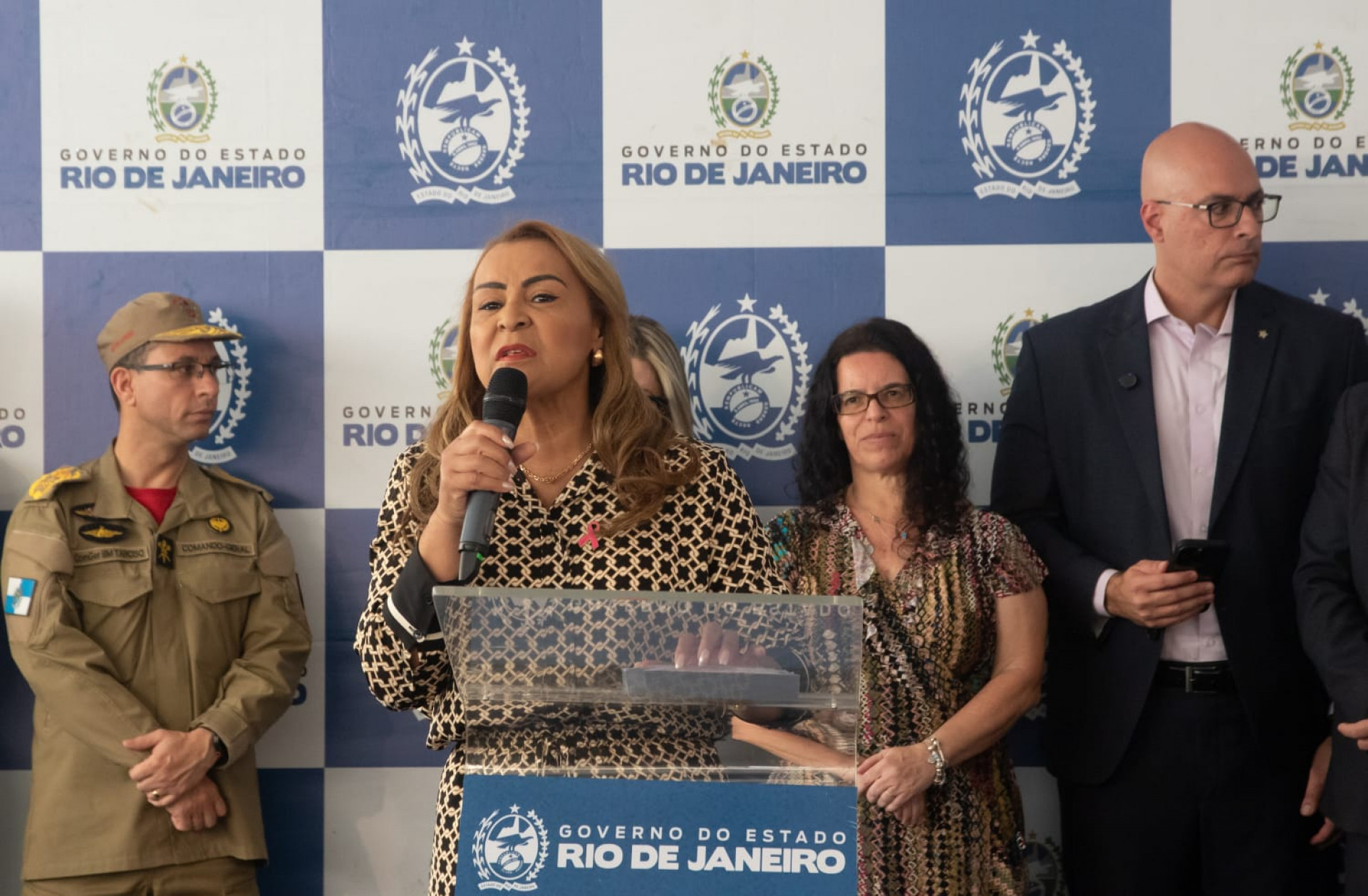 Autoridades participam da inaugura&ccedil;&atilde;o da nova Delegacia de Atendimento &agrave; Mulher (Deam) na Zona Sul do Rio - &Eacute;rica Martin / Ag&ecirc;ncia O Dia 