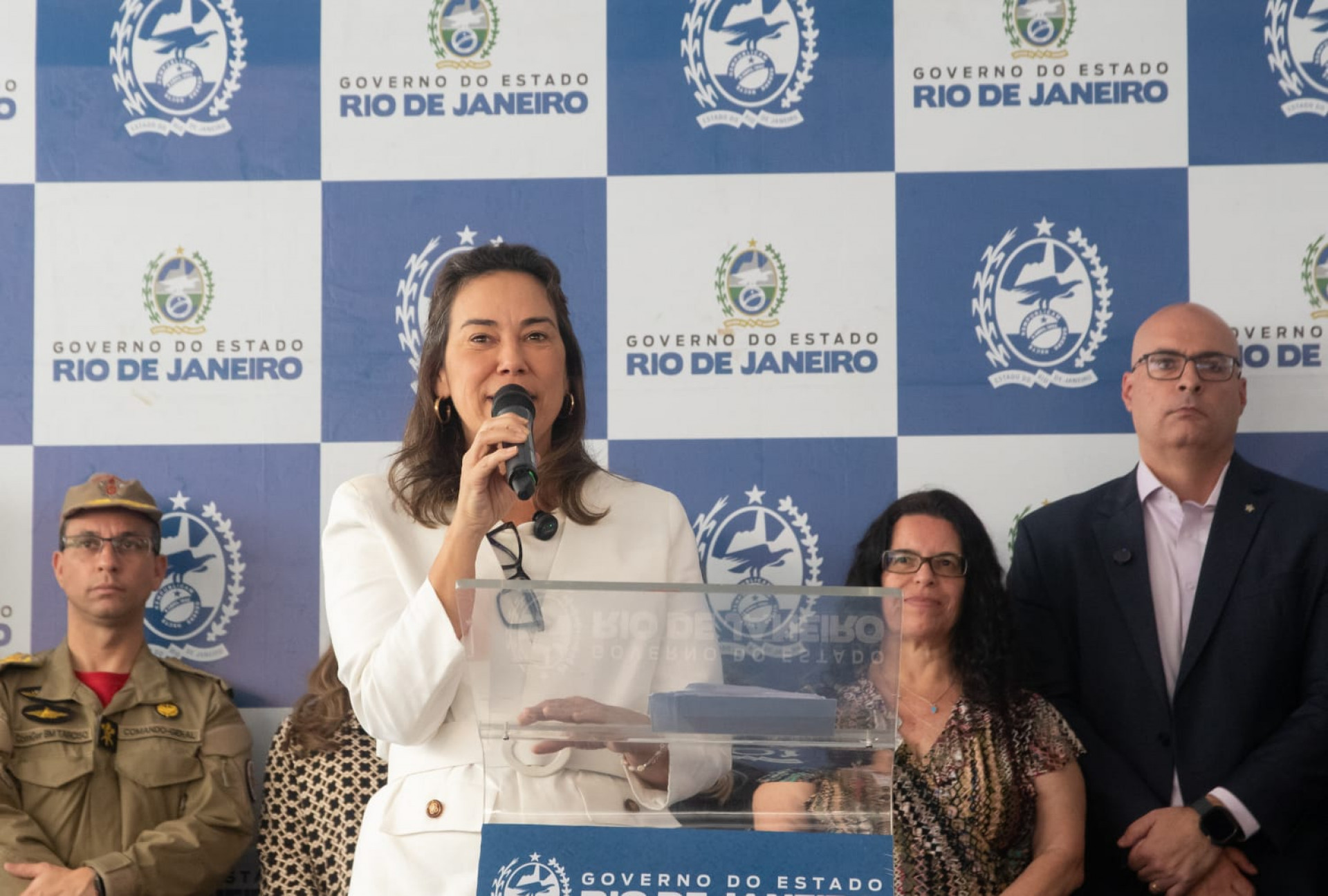 Autoridades participam da inaugura&ccedil;&atilde;o da nova Delegacia de Atendimento &agrave; Mulher (Deam) na Zona Sul do Rio - &Eacute;rica Martin / Ag&ecirc;ncia O Dia 