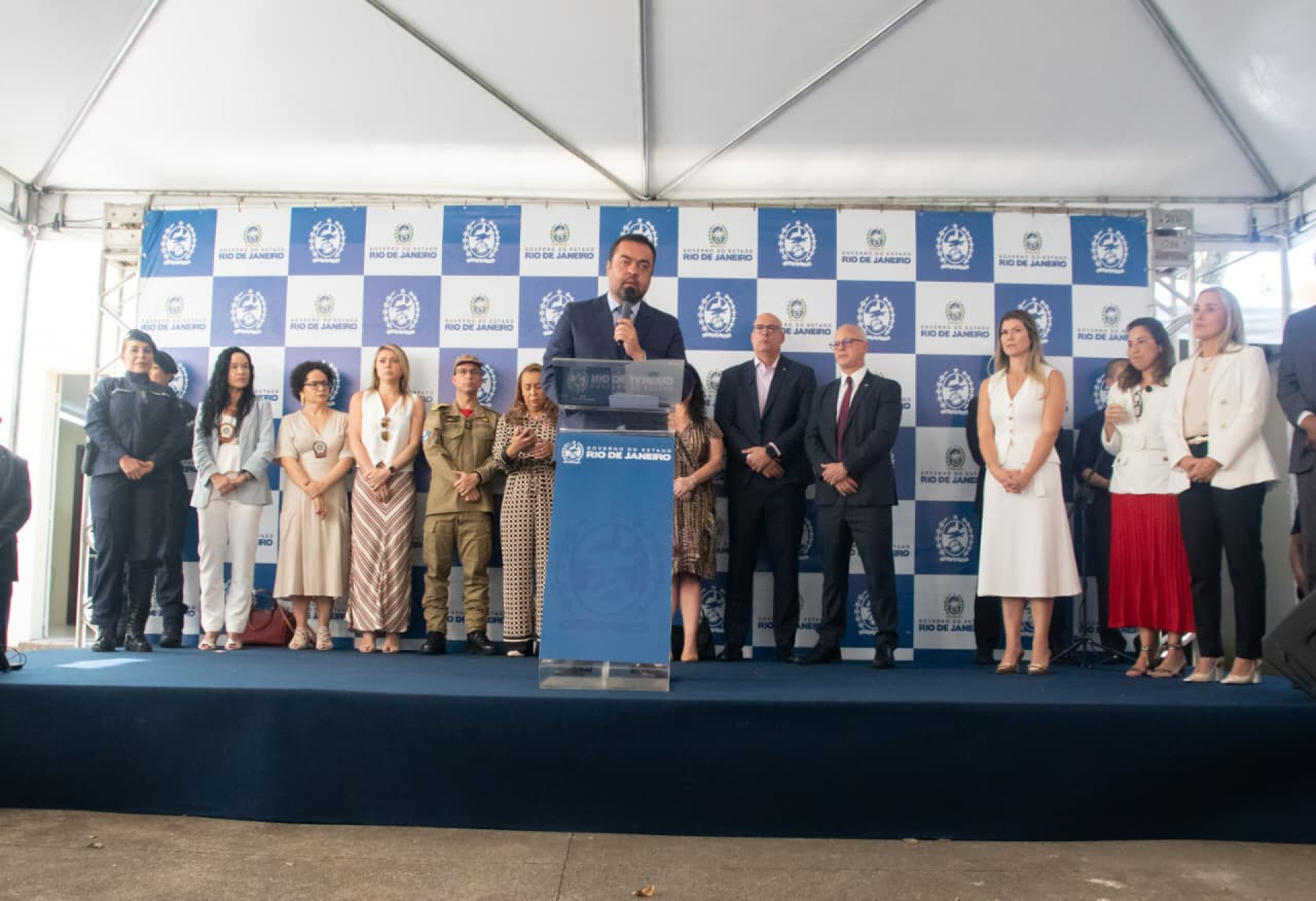 Autoridades participam da inaugura&ccedil;&atilde;o da Delegacia de Atendimento &agrave; Mulher (Deam) na Zona Sul do Rio - &Eacute;rica Martin / Ag&ecirc;ncia O Dia 