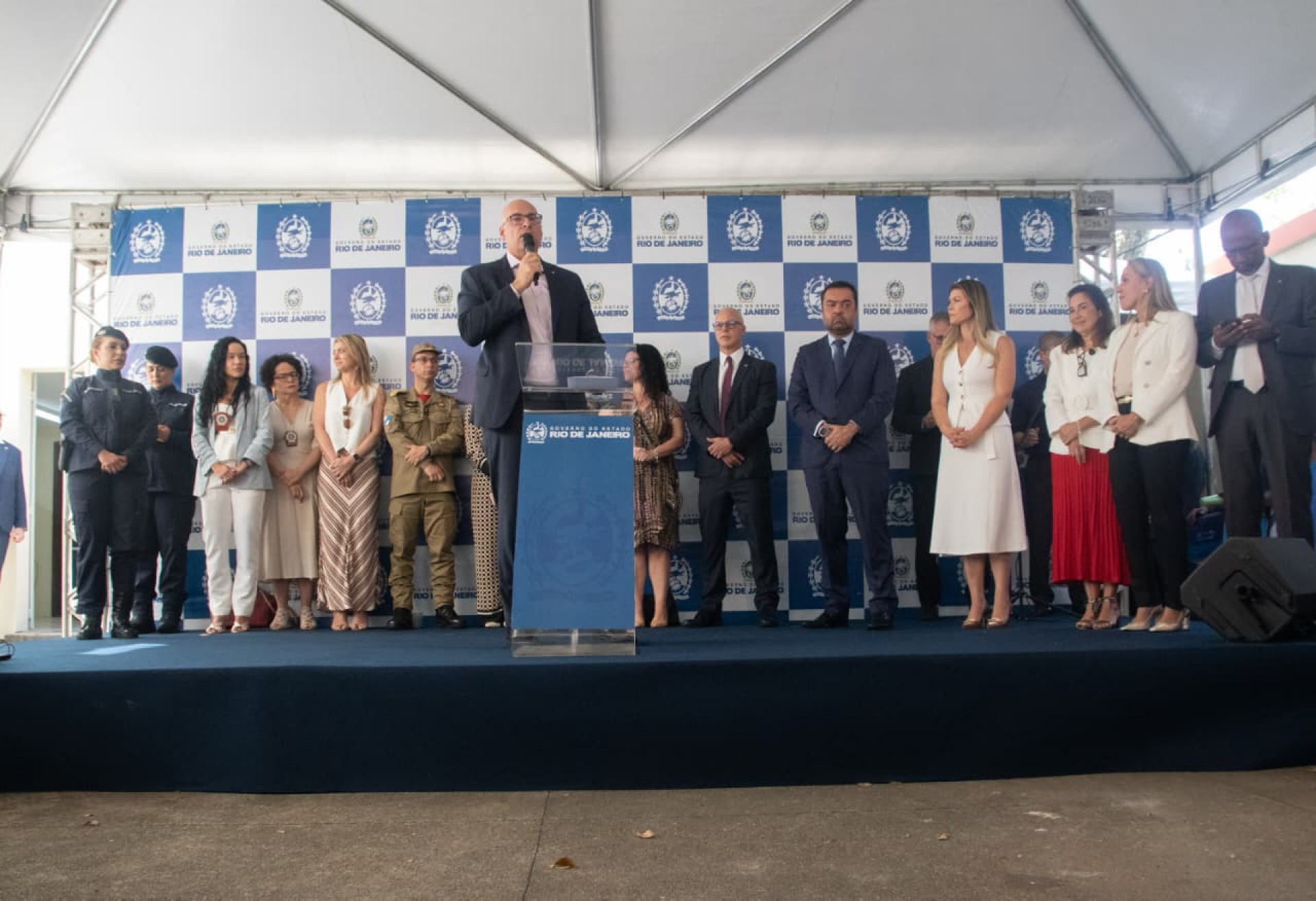 Inaugura&ccedil;&atilde;o da nova Delegacia da Mulher na Zona Sul do Rio - &Eacute;rica Martin / Ag&ecirc;ncia O Dia 