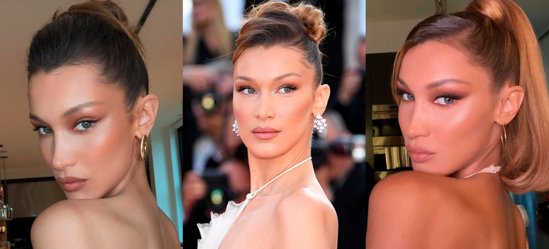 Bella Hadid realizou recentemente o Fox Eyes, arrancando elogios do público - Reprodução/Internet