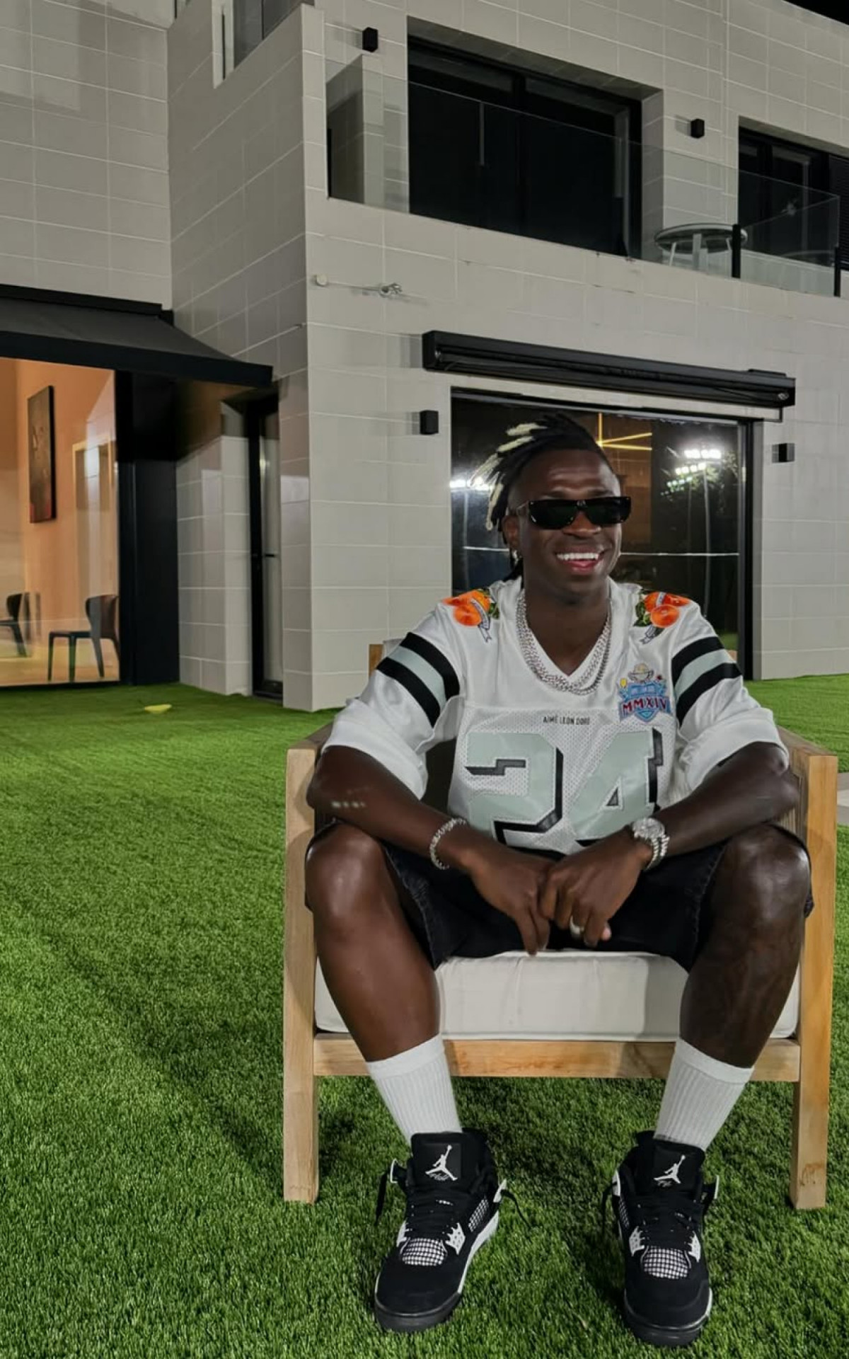 Mansão de Vini Jr. pega fogo após pane elétrica na sauna - Reprodução/Instagram