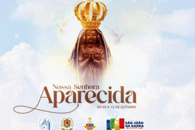 Padroeira do Brasil é comemorada a partir desta quinta em São João da Barra 