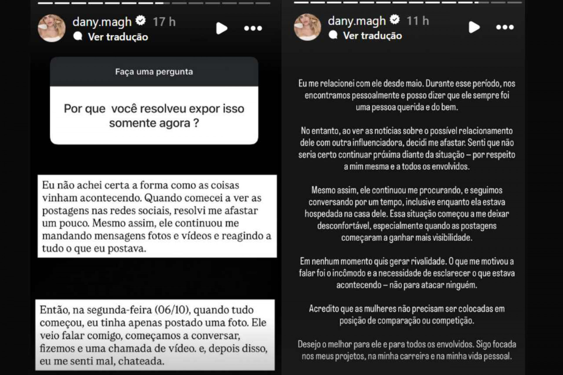 Como Virginia e piv&ocirc; de seu t&eacute;rmino com Vini Jr. reagiram ao pronunciamento do jogador