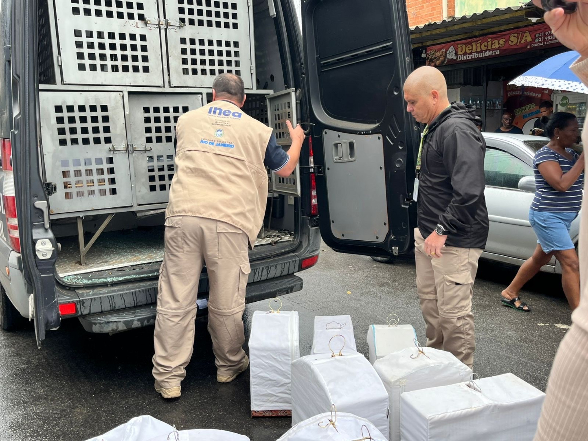 Ação conjunta do Instituto Estadual do Ambiente e a Polícia Civil, por meio da Delegacia de Polícia do Meio Ambiente - Divulgação