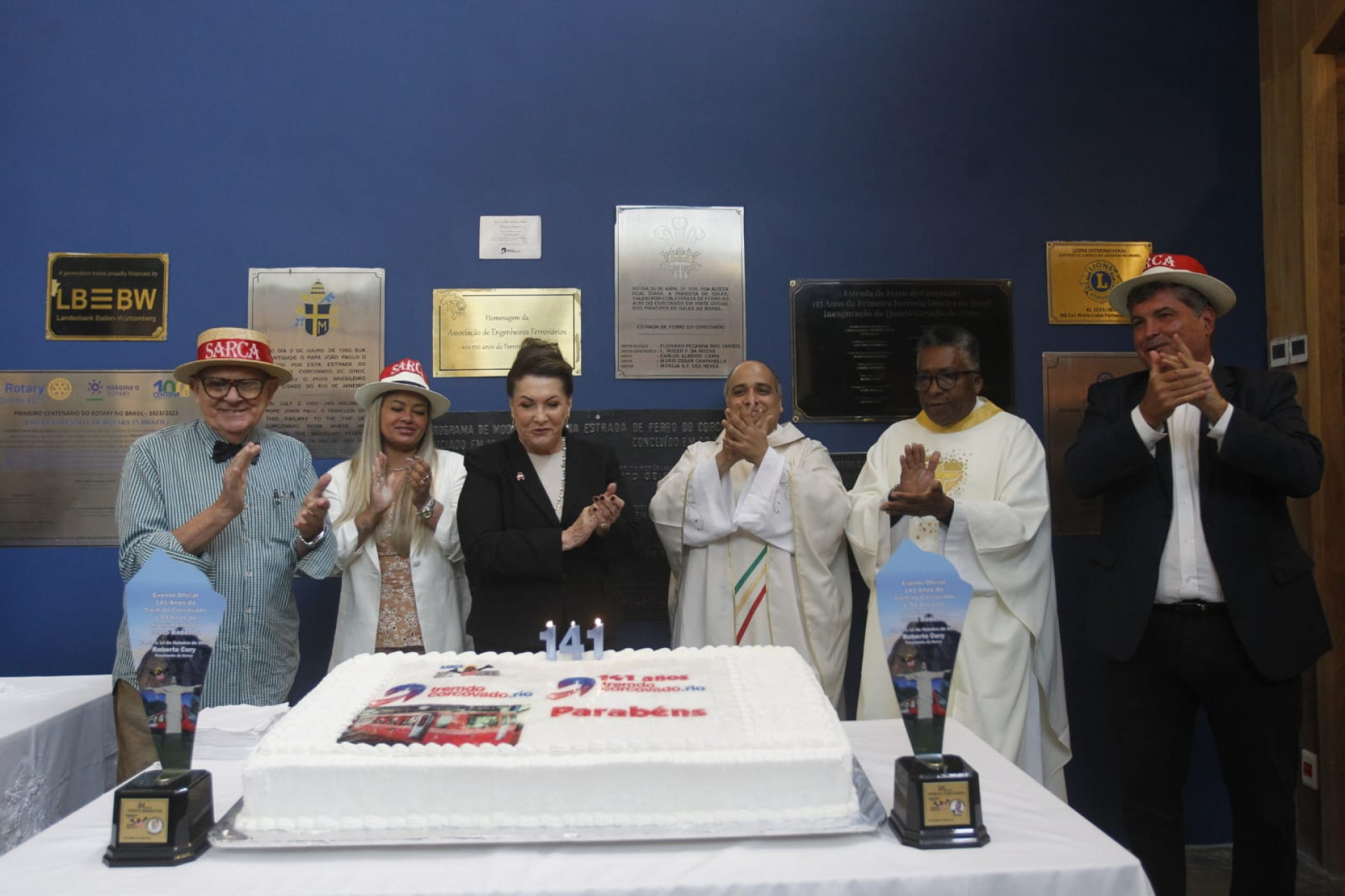 Trem do Corcovado celebra 141 anos com lançamento de livro que conta a história da ferrovia - Reginaldo Pimenta / Agência O Dia