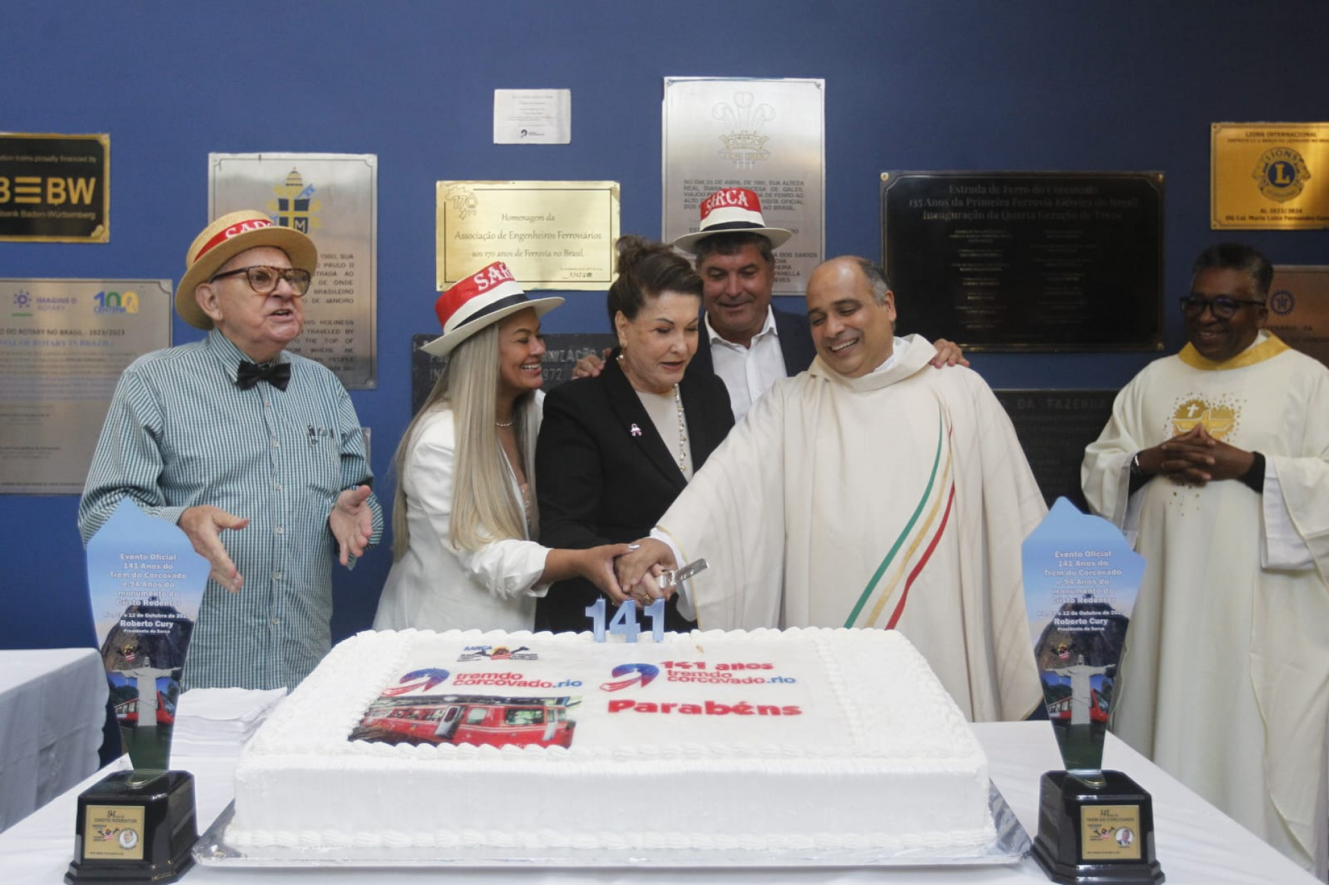 Trem do Corcovado celebra 141 anos com lançamento de livro que conta a história da ferrovia - Reginaldo Pimenta / Agência O Dia