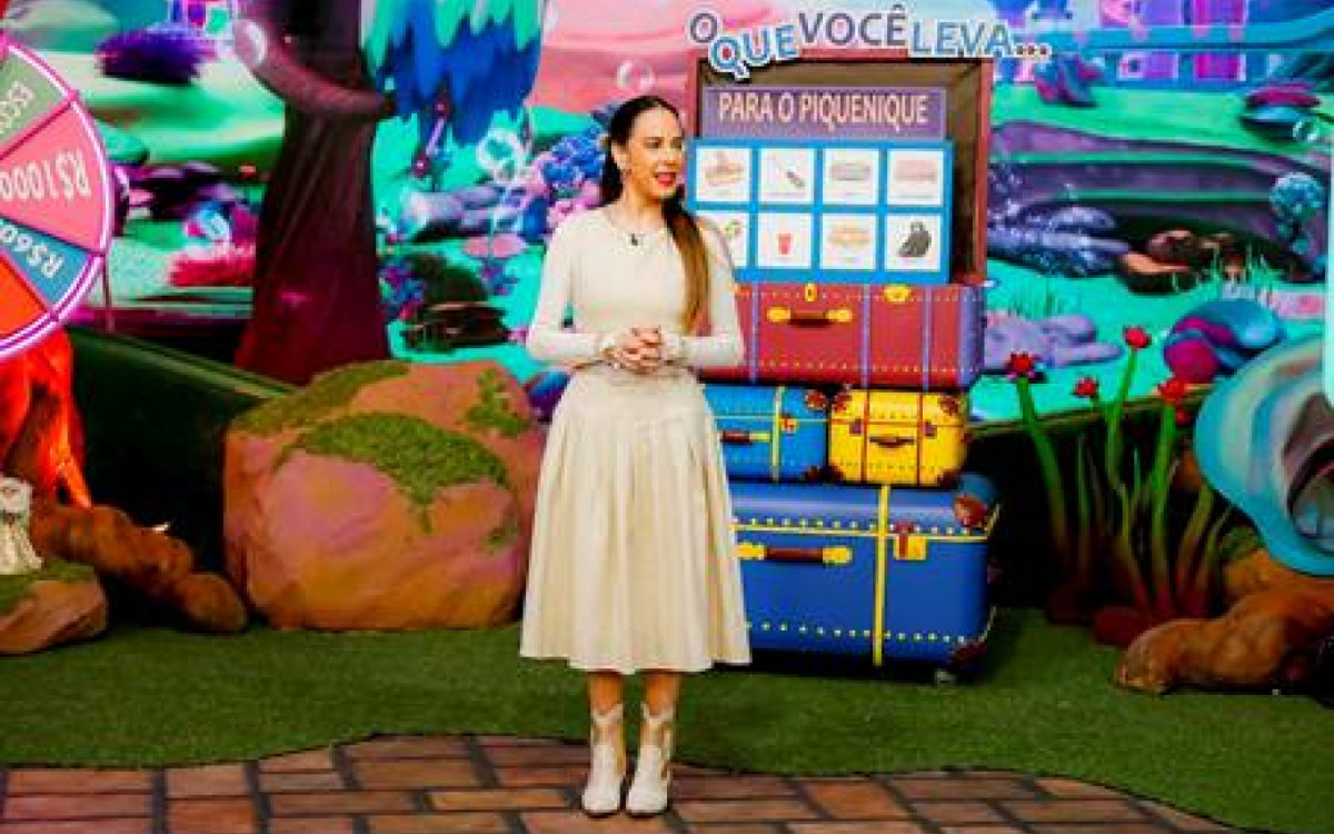 Silvia Abravanel no 'Sábado Animado' do SBT - João Raposo/ SBT