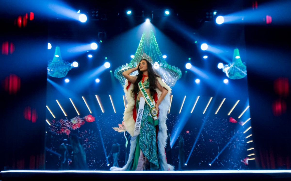 A gaúcha Loraine Lumatelli, a nova Miss Brasil