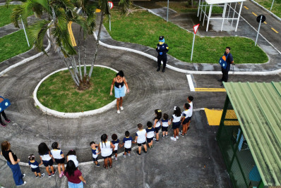 Minicidade do Trânsito de Volta Redonda supera os mil visitantes em setembro e bate recorde de visitas no ano