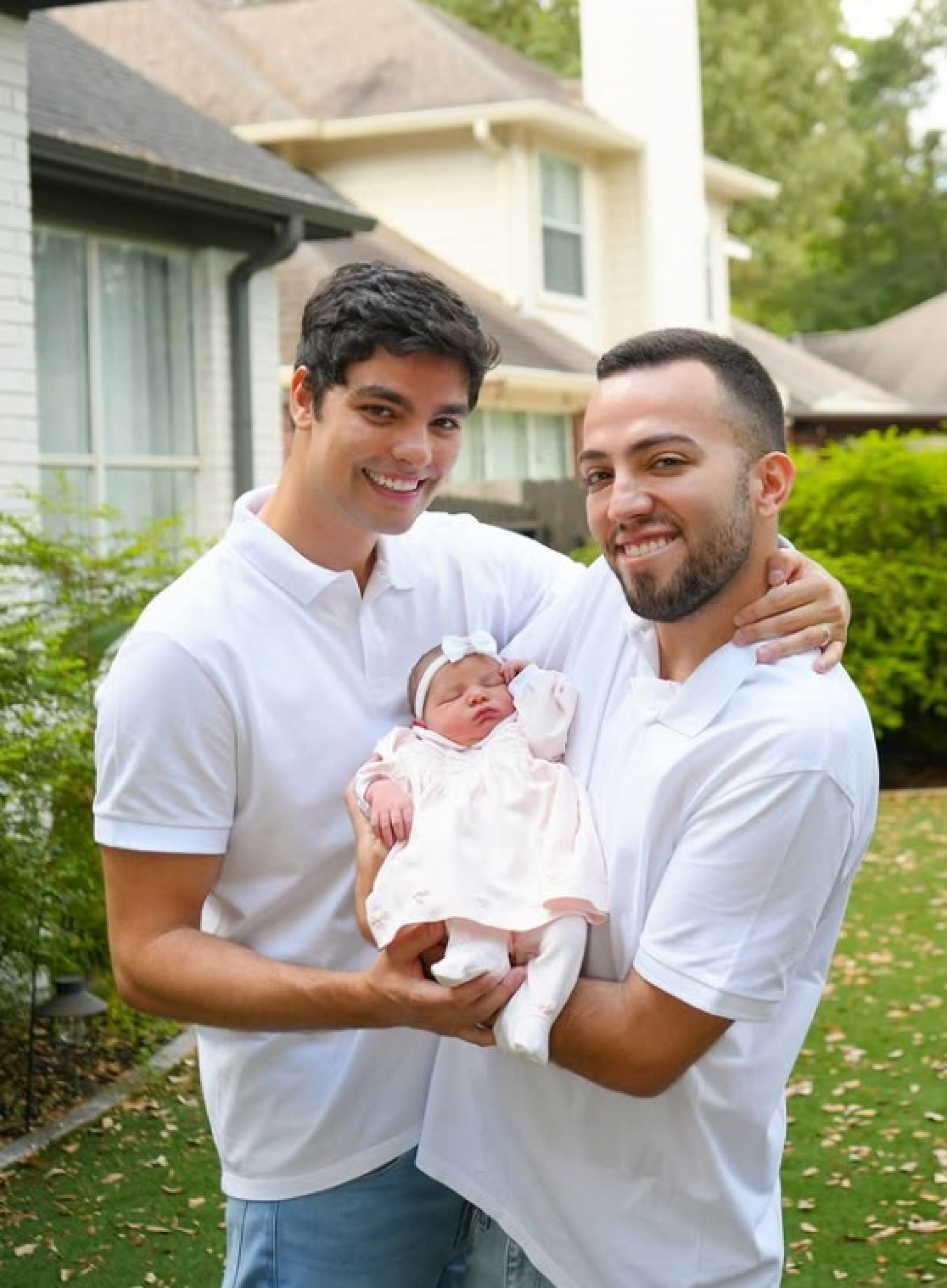 Lucas Bley, Lucas Rangel e Mia - Reprodução/Instagram