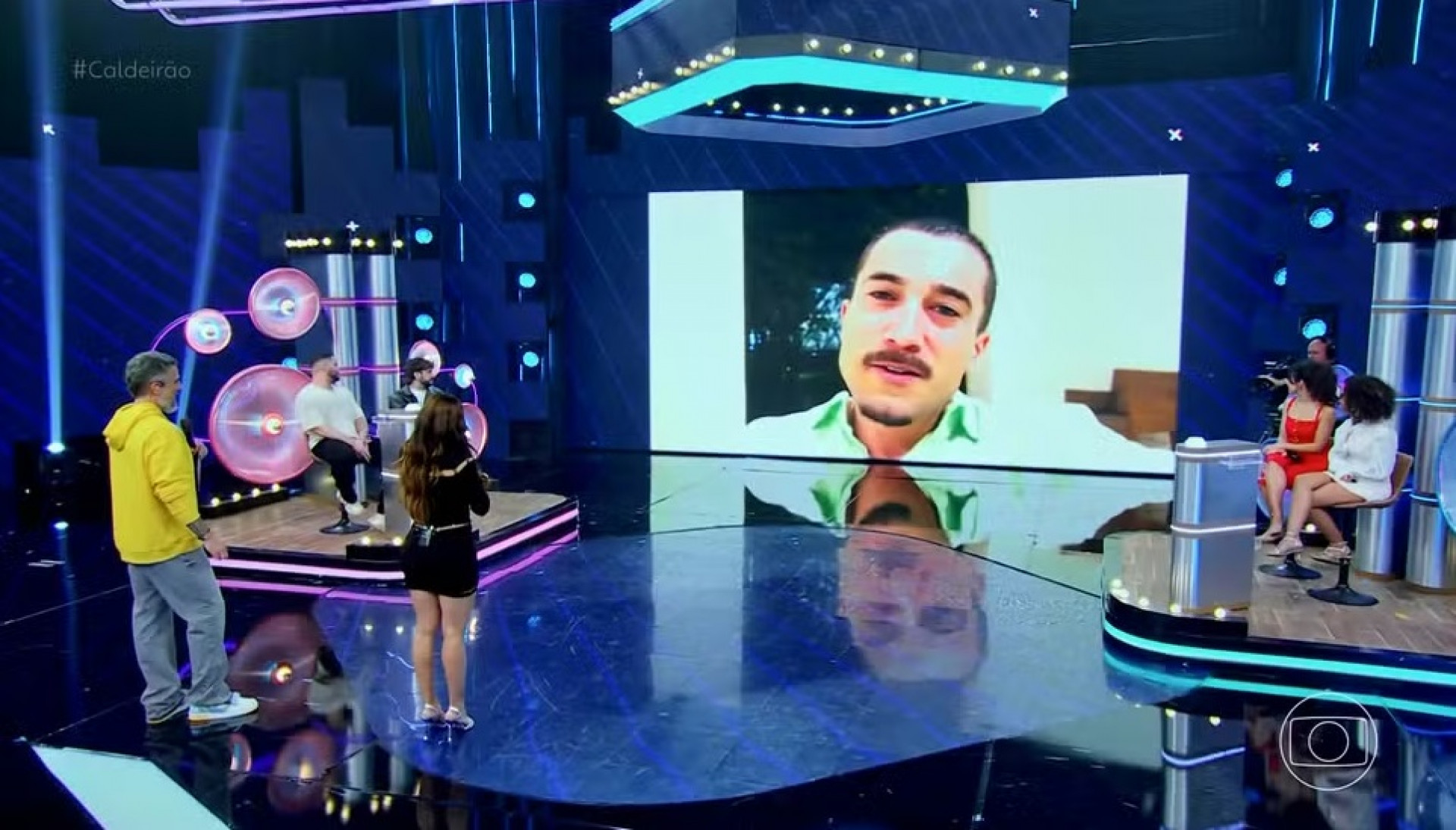 Lexa foi surpreendida com mensagem do marido, Ricardo Vianna  - Reprodução de Vídeo/ X