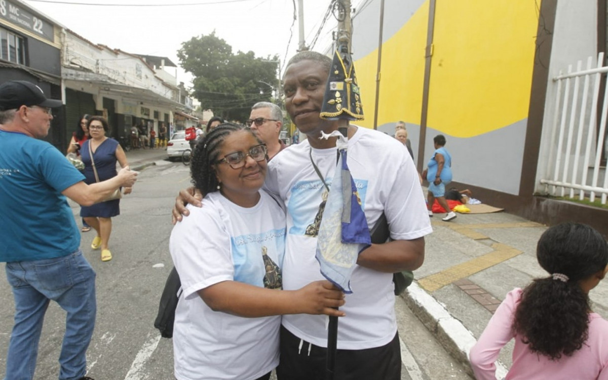 Geraldo Costa foi ao evento acompanhado da mulher