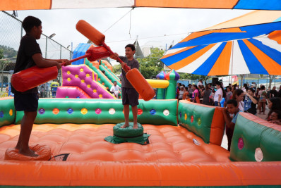 São Gonçalo garante sábado com muita diversão para as crianças em Neves