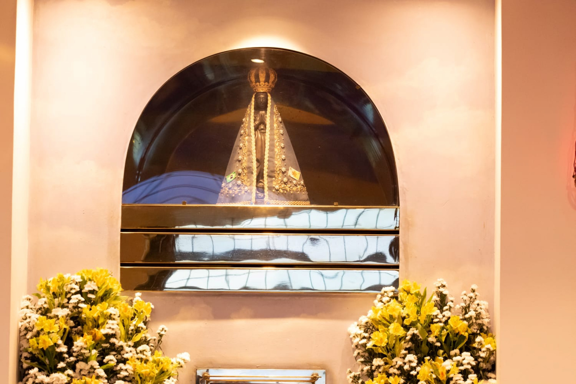 Missa no Cristo Redentor fez parte de celebração de Nossa Senhora Aparecida - Érica Martin / Agência O Dia