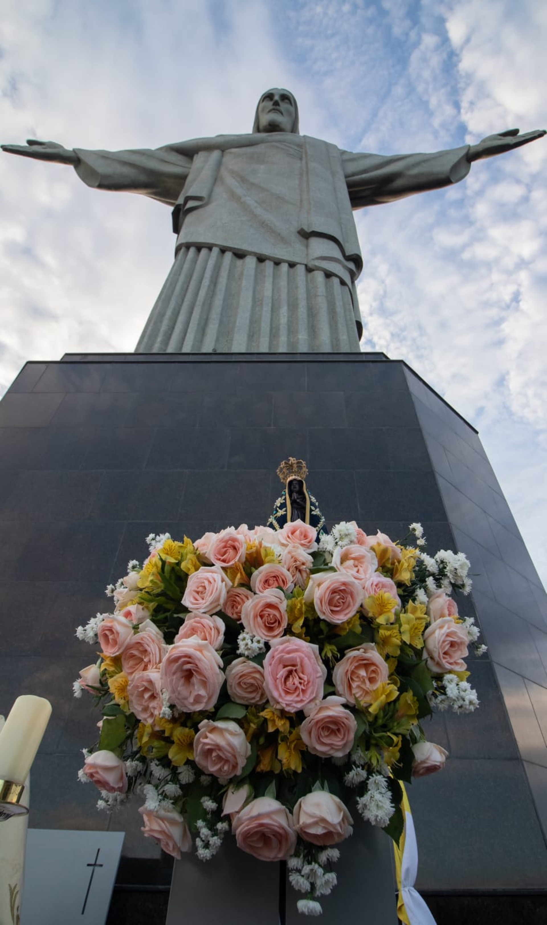 Cristo Redentor completou 94 anos com diversas comemorações - Érica Martin / Agência O Dia