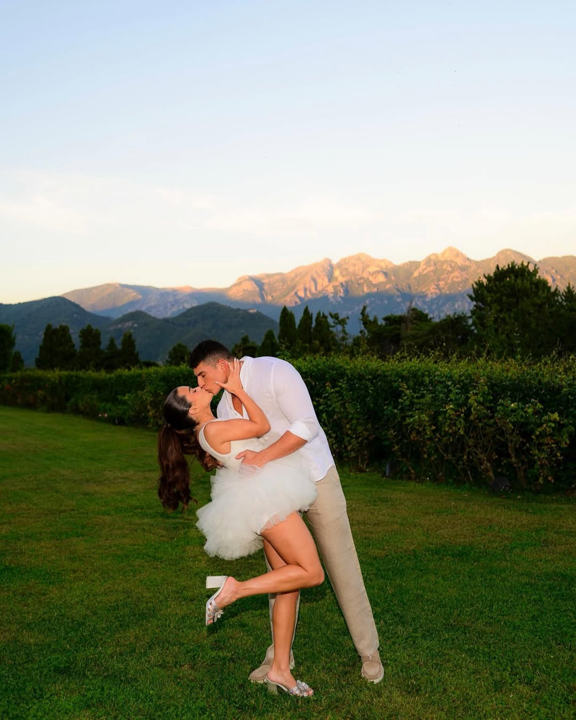 Franciny Ehlke e Tony Maleh no pré-casamento - Reprodução / Instagram