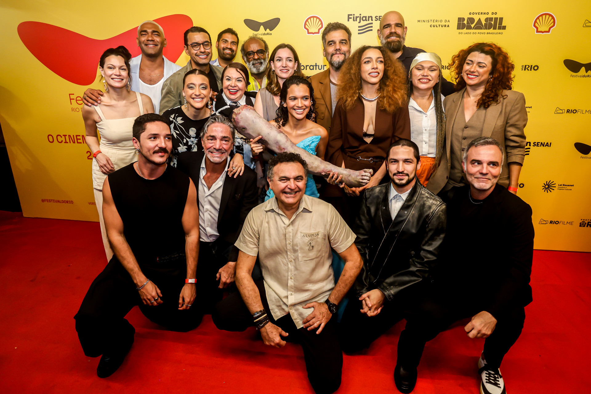 Elenco de 'O Agente Secreto' no Festival do Rio - Michelle Castilho / Divulgação