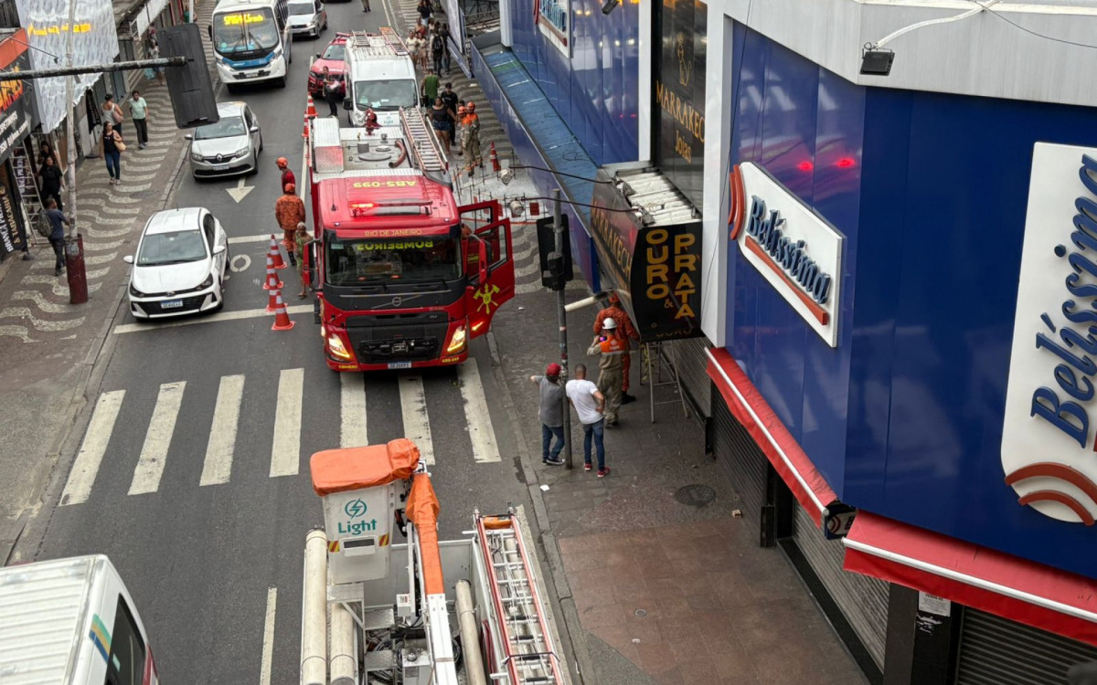 Corpo de Bombeiros foi acionado para a ocorrência
