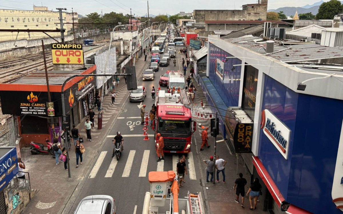 Corpo de Bombeiros foi acionado para a ocorrência