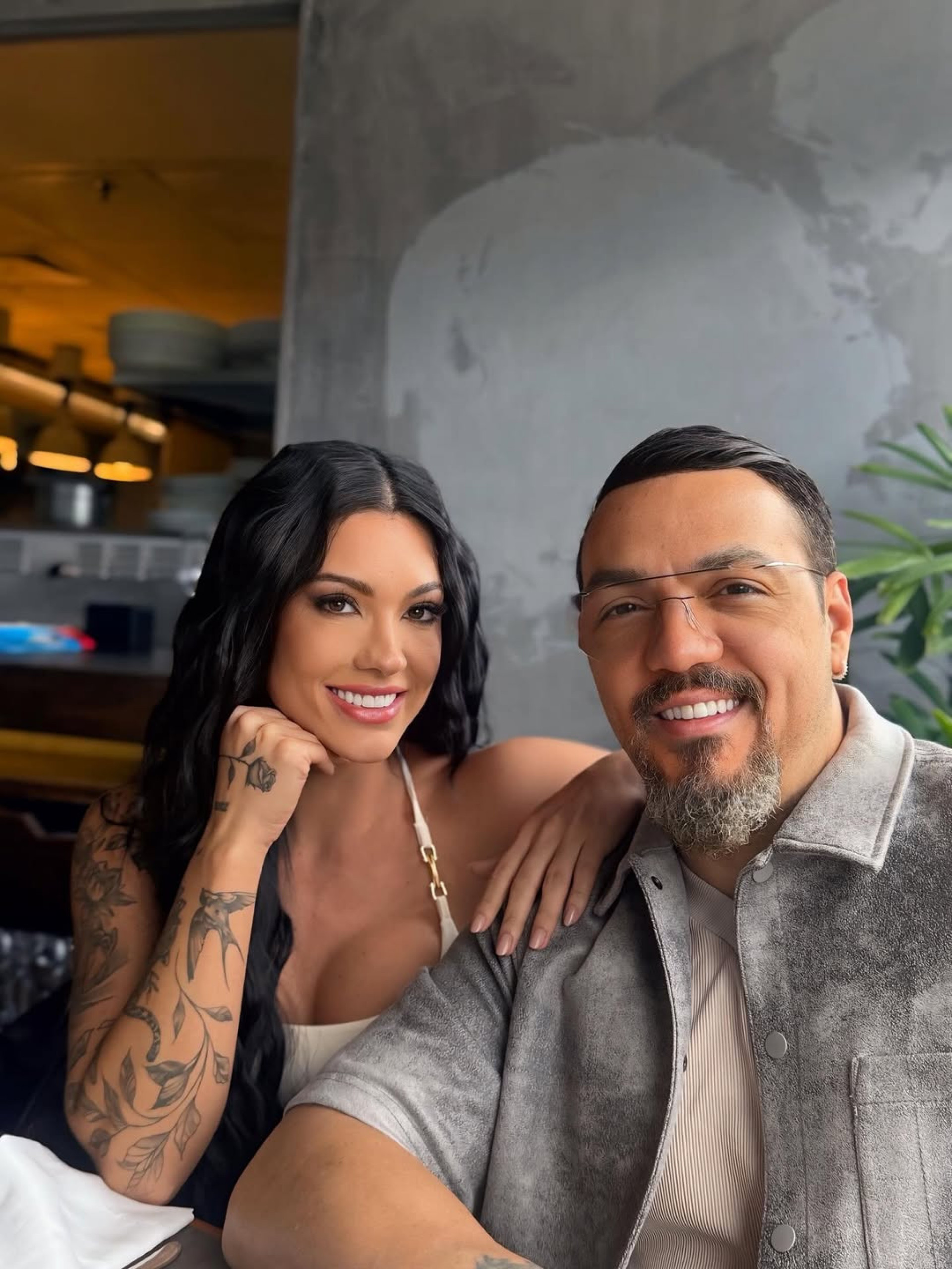 Belo e Rayane Figliuzzi - Reprodução / Instagram