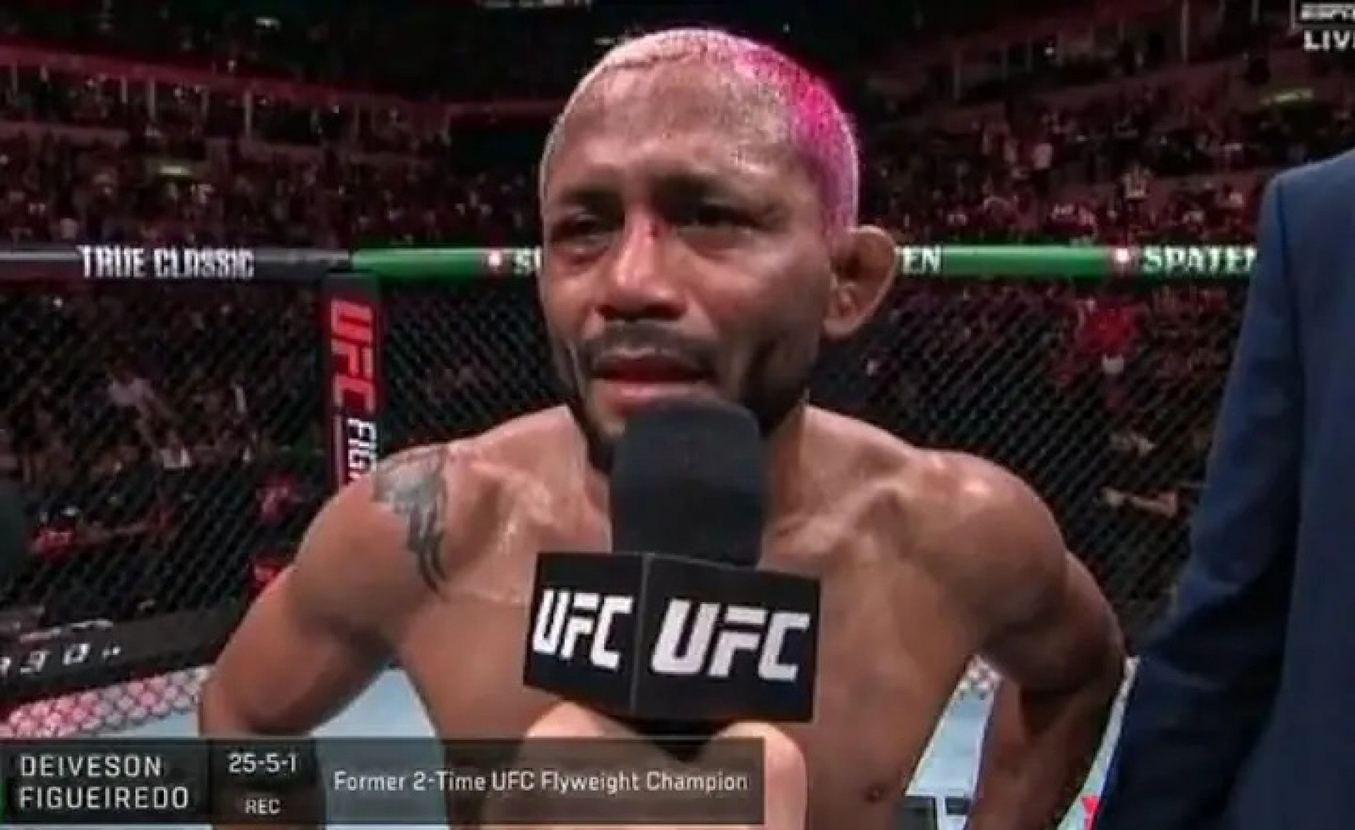 Deiveson Figueiredo superou Montel Jackson no co-main event do UFC Rio -  (Foto: Reprodução)