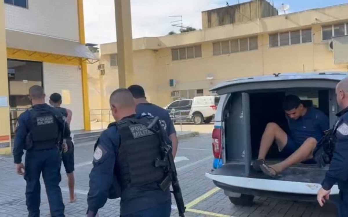 Os presos foram encaminhados para DRE - Reprodução 