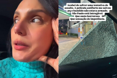 Márcia Dantas chora ao relatar tentativa de assalto em São Paulo: 'Sensação de impotência'