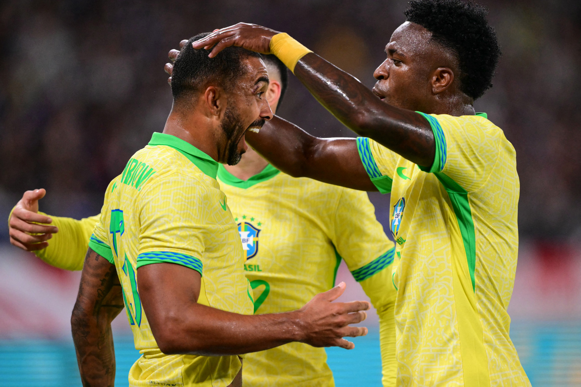 Paulo Henrique, do Vasco, marcou pela primeira vez pela Sele&ccedil;&atilde;o - Yuichi Yamazaki / AFP