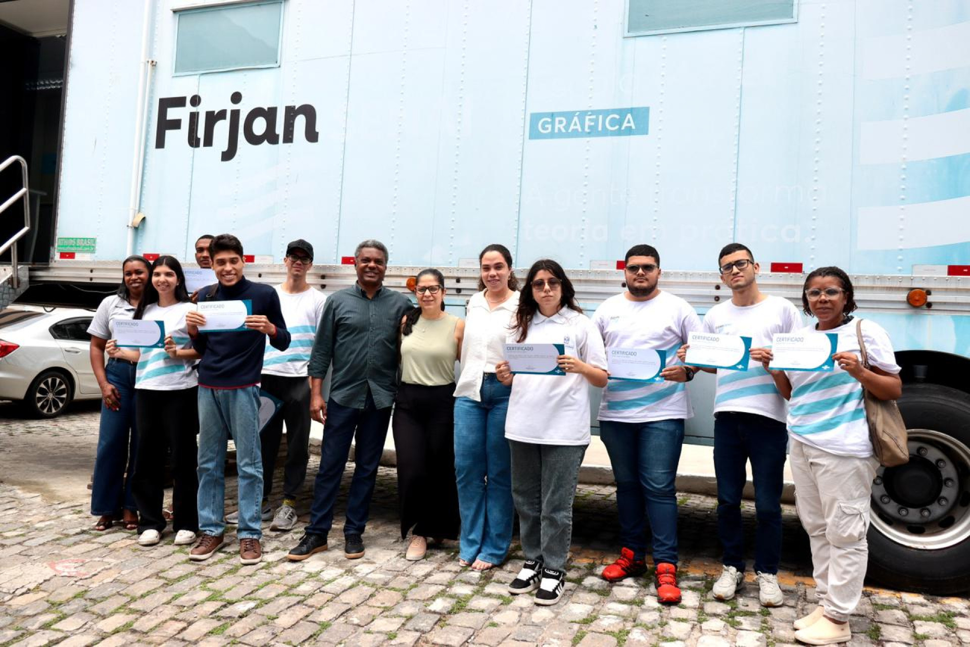 Onze alunos foram certificados pela dedica&ccedil;&atilde;o ao longo de tr&ecirc;s meses de curso - Matheus Santos/ PMSJM