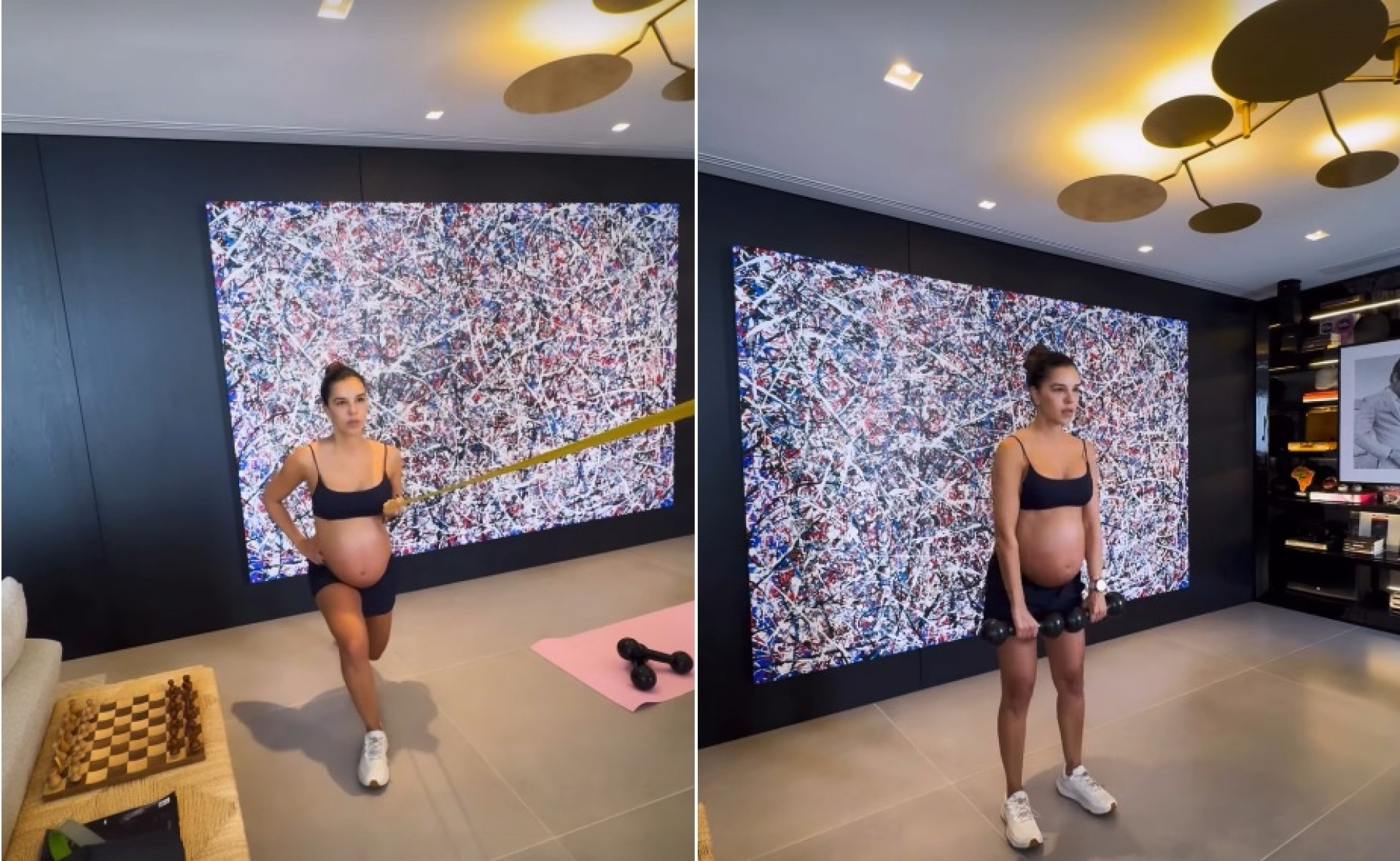 Mariana Rios mostra malhação com 7 meses de gravidez - Reprodução/Instagram