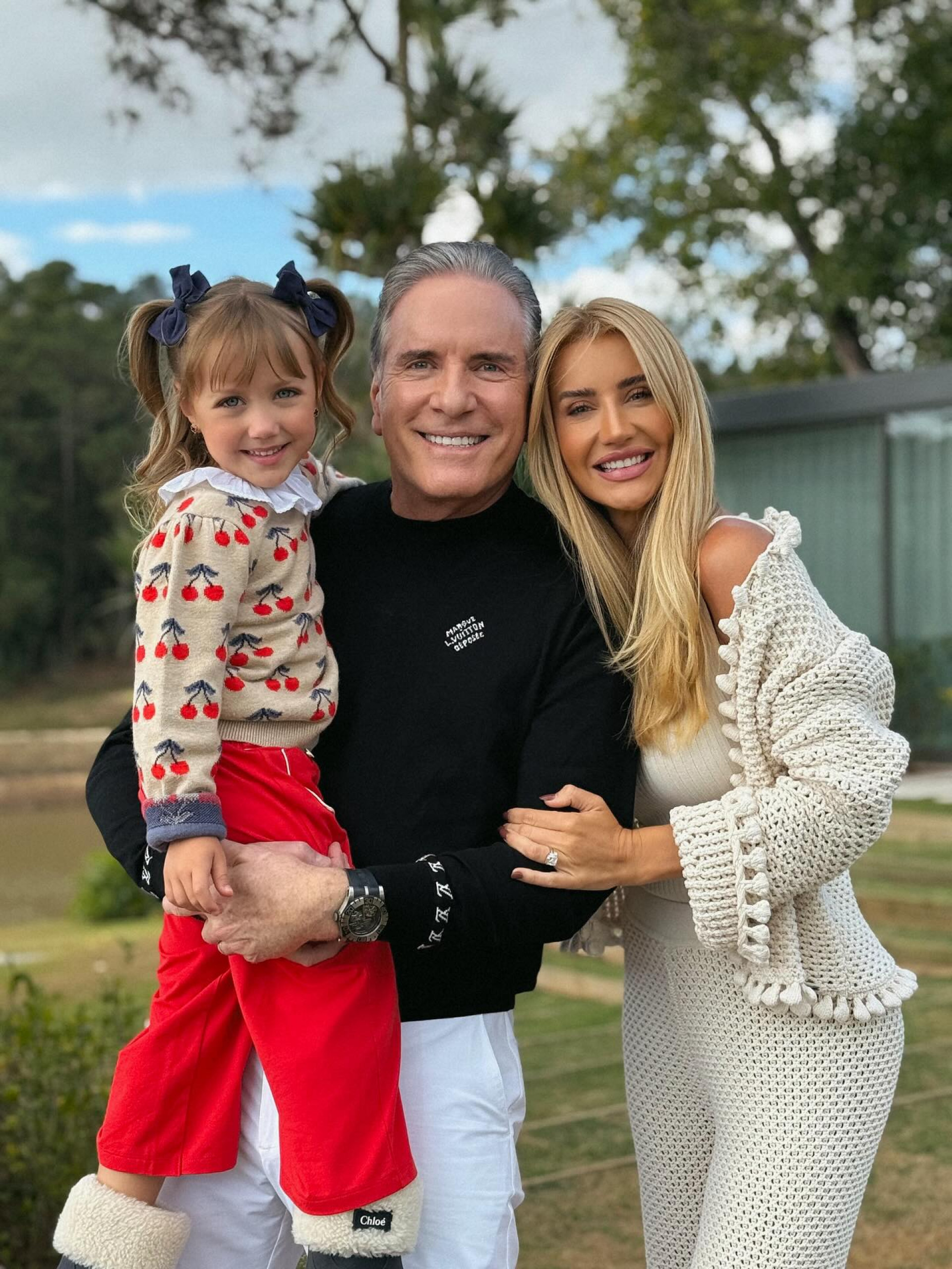 Ana Paula Siebert e Roberto Justus são pais de Vicky - Reprodução/Instagram 