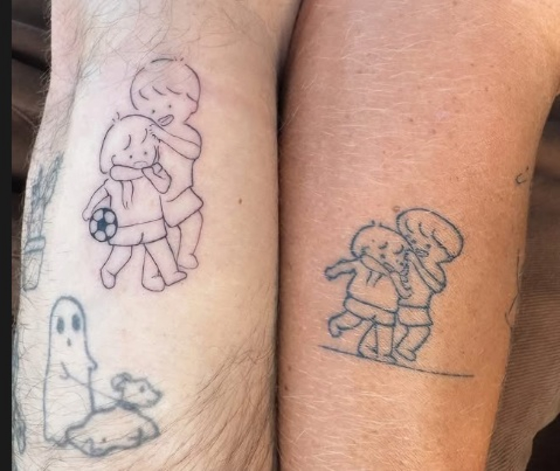 A tatuagem igual que Felipe E Priscila fizeram - Reprodução/Instagram