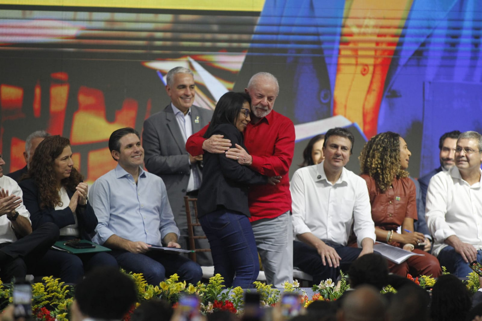 Autoridades participaram de celebração de Dia dos Professores no Ginásio Isabel Salgado - Reginaldo Pimenta / Agência O Dia