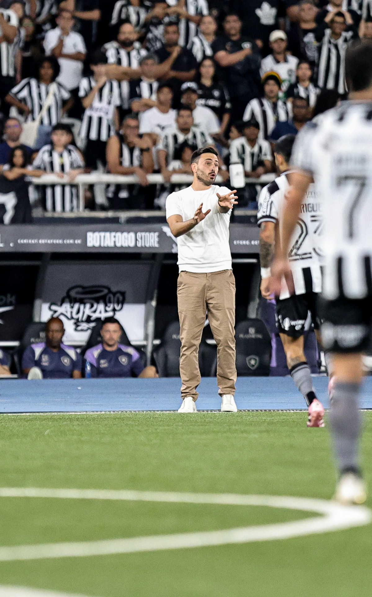 Davide Ancelotti em cl&aacute;ssico -  Arthur Barreto/Botafogo