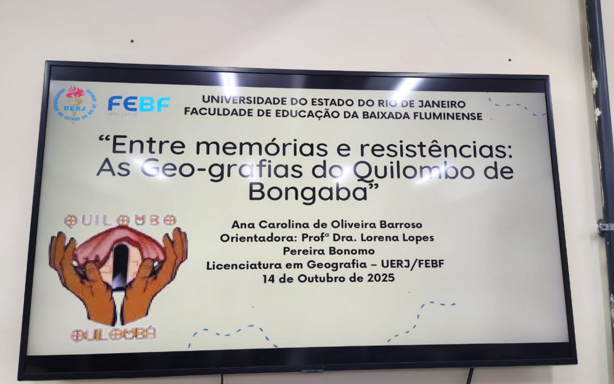 Quilombo de Magé vira tema de trabalho universitário