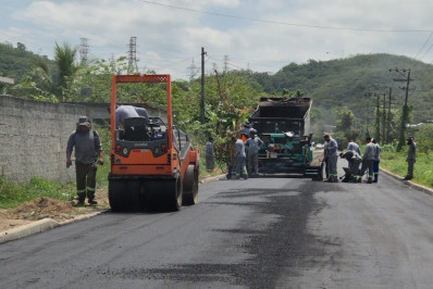 Prefeitura de Caxias já asfaltou mais de 90 km de ruas nos distritos