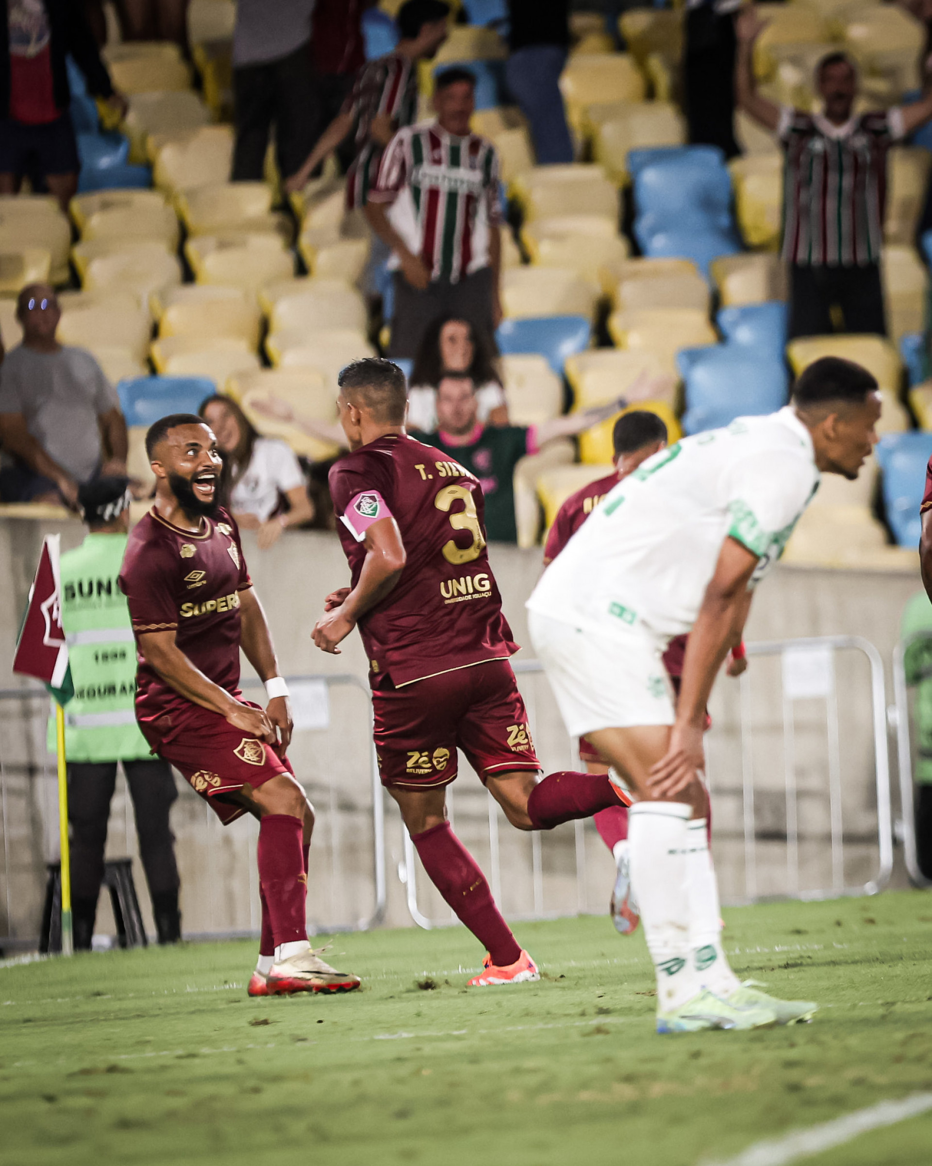 Thiago Silva marcou o gol da vitória do Fluminense sobre o Juventude - Marina Garcia/Fluminense FC