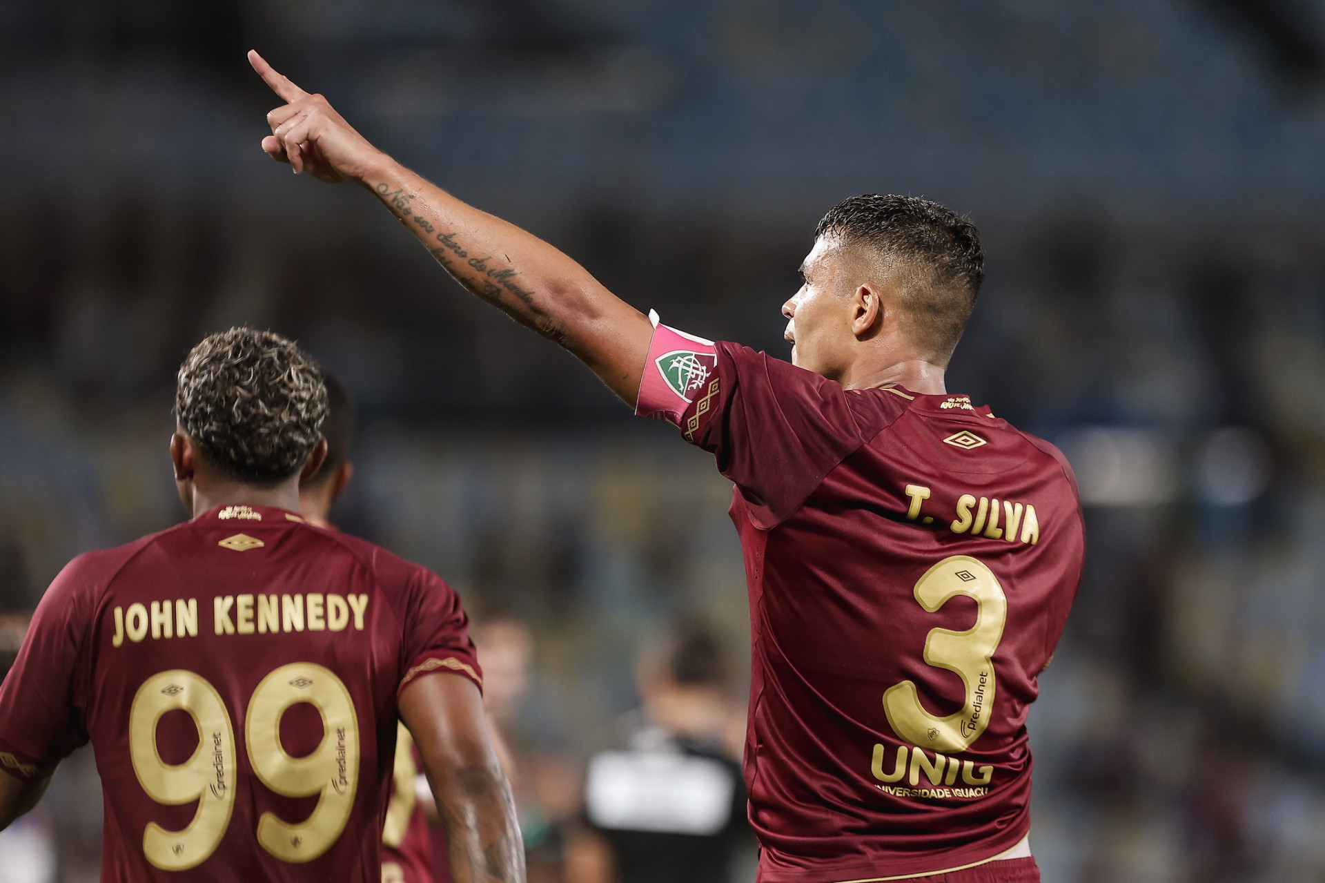 Thiago Silva marcou o gol da vitória do Fluminense sobre o Juventude - Lucas Merçon/Fluminense FC