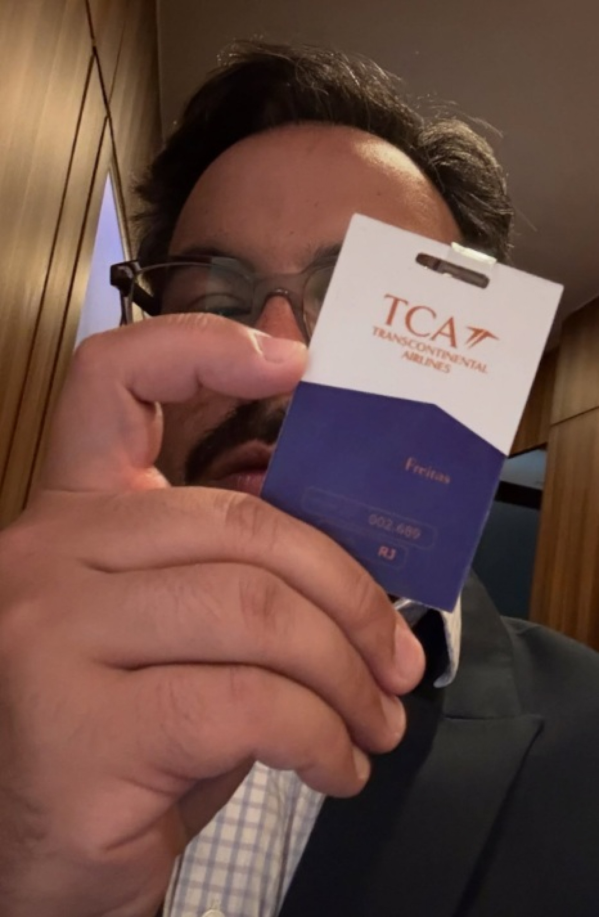 Luis Lobianco de Freitas trabalhando na TCA - Reprodução/Instagram