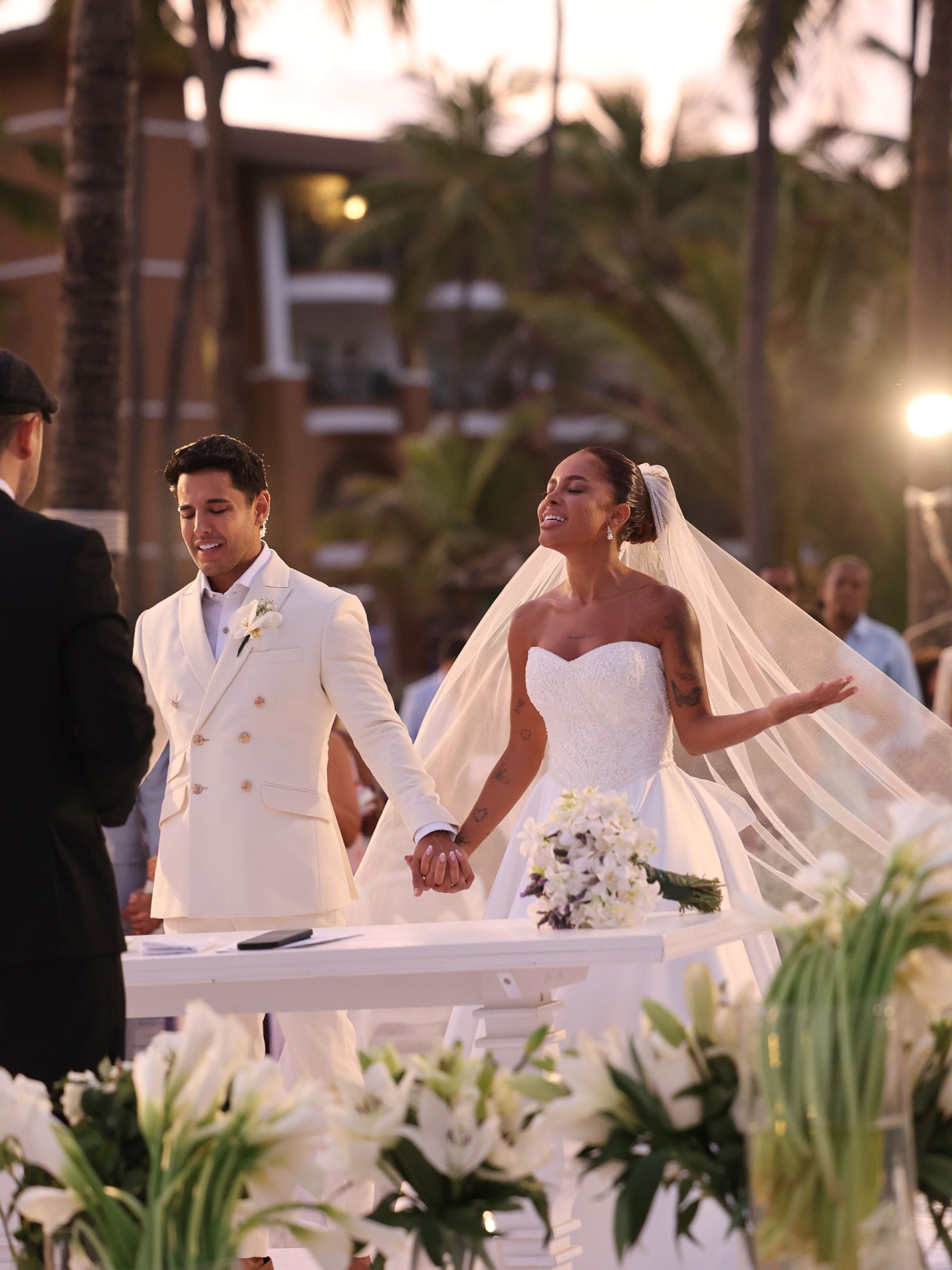 Kevi Jonny e Sthefane Matos se casam em cerimônia no litoral norte da Bahia - Reprodução / Instagram