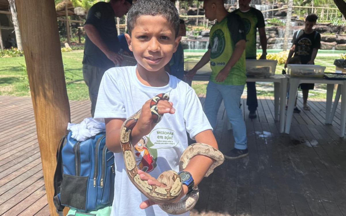 Crianças participam do 2º Circuito de Educação Ambiental com oficinas e atividades interativas