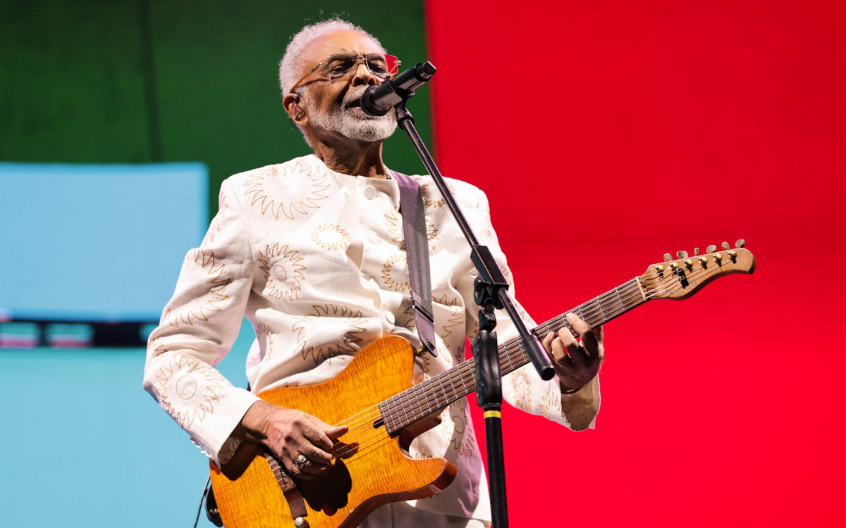 Gilberto Gil levou a turnê \'Tempo Rei\' para o Allianz Parque
