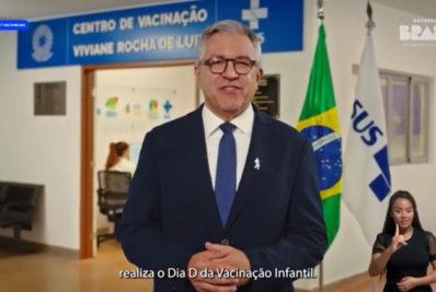 Em pronunciamento, ministro da Saúde convoca famílias para Dia D de vacinação neste sábado