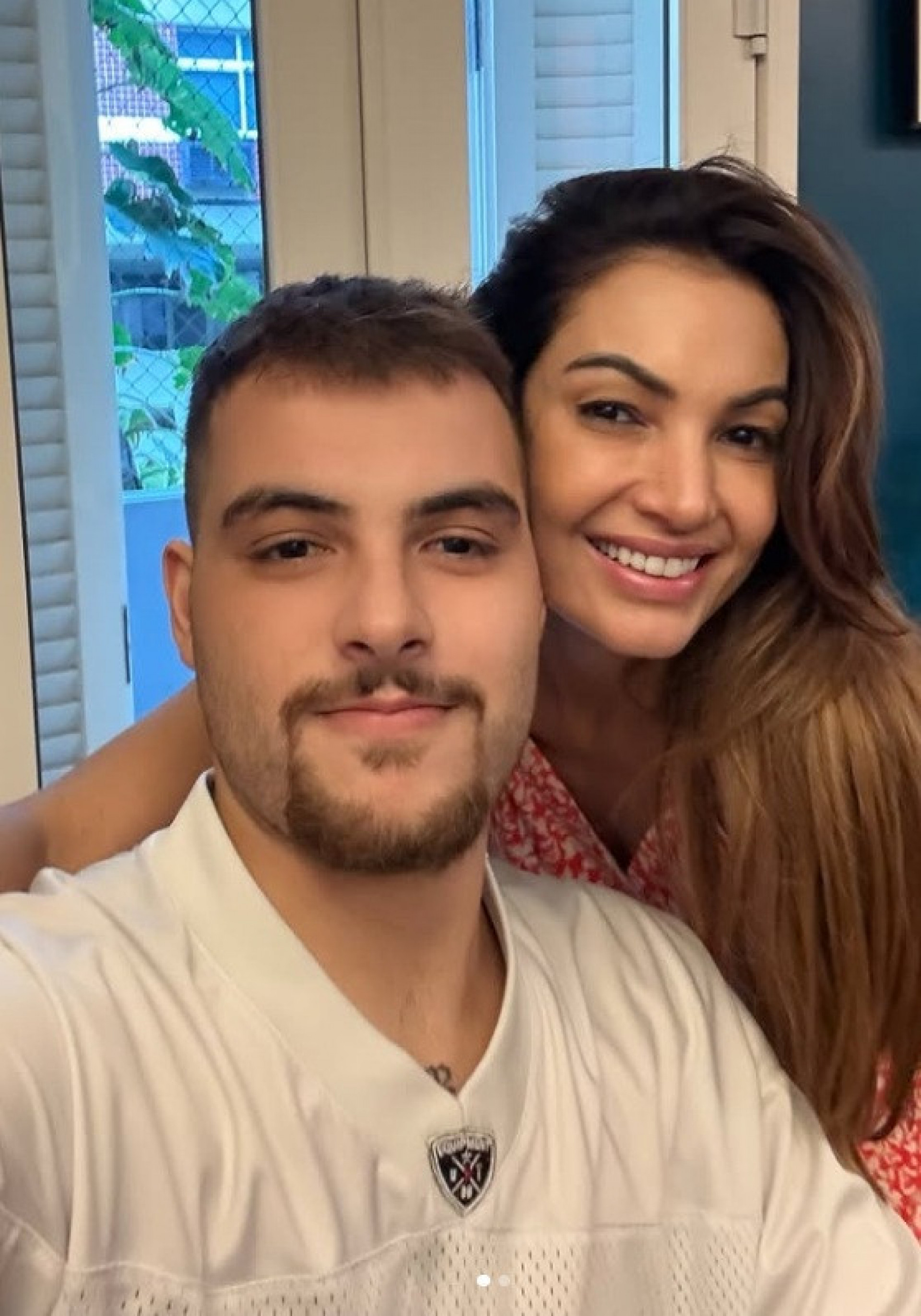Patrícia Poeta e o filho Felipe Poeta - Reprodução/Instagram